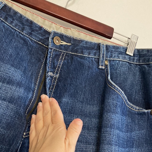 Marithe Francois Girbaud Jeans Mens 40 x 28 Blue Wide Leg Baggy 90s Hip Hop - Picture 7 of 13